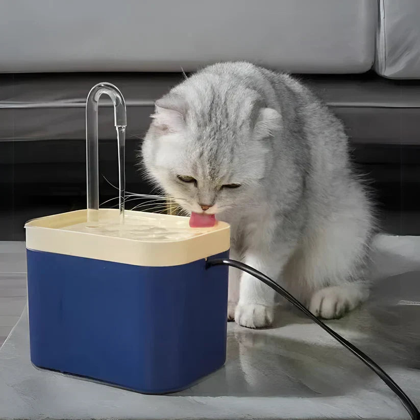 Silent Automatic Water Fountain for Cats - Multi-Filter, Pet-Safe Material