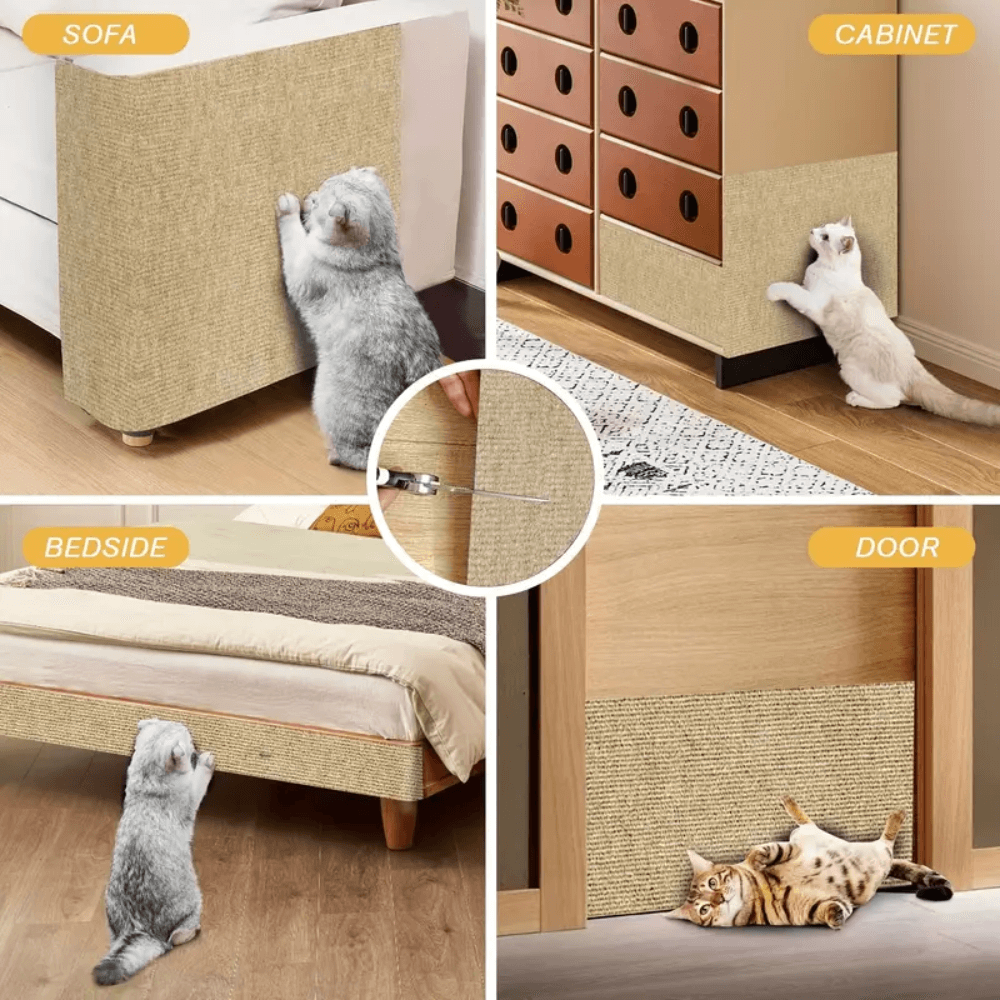 Cat Scratch Pad Furniture Protector - Premium Polyester, 100x30 cm, view 2