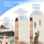 Cat Scratch Pad Furniture Protector - Premium Polyester, 100x30 cm, view 5
