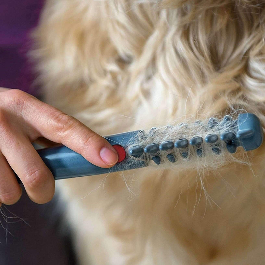 Electric Pet Grooming Comb for Dogs and Cats - Rotating Blades, ABS Plastic, view 3
