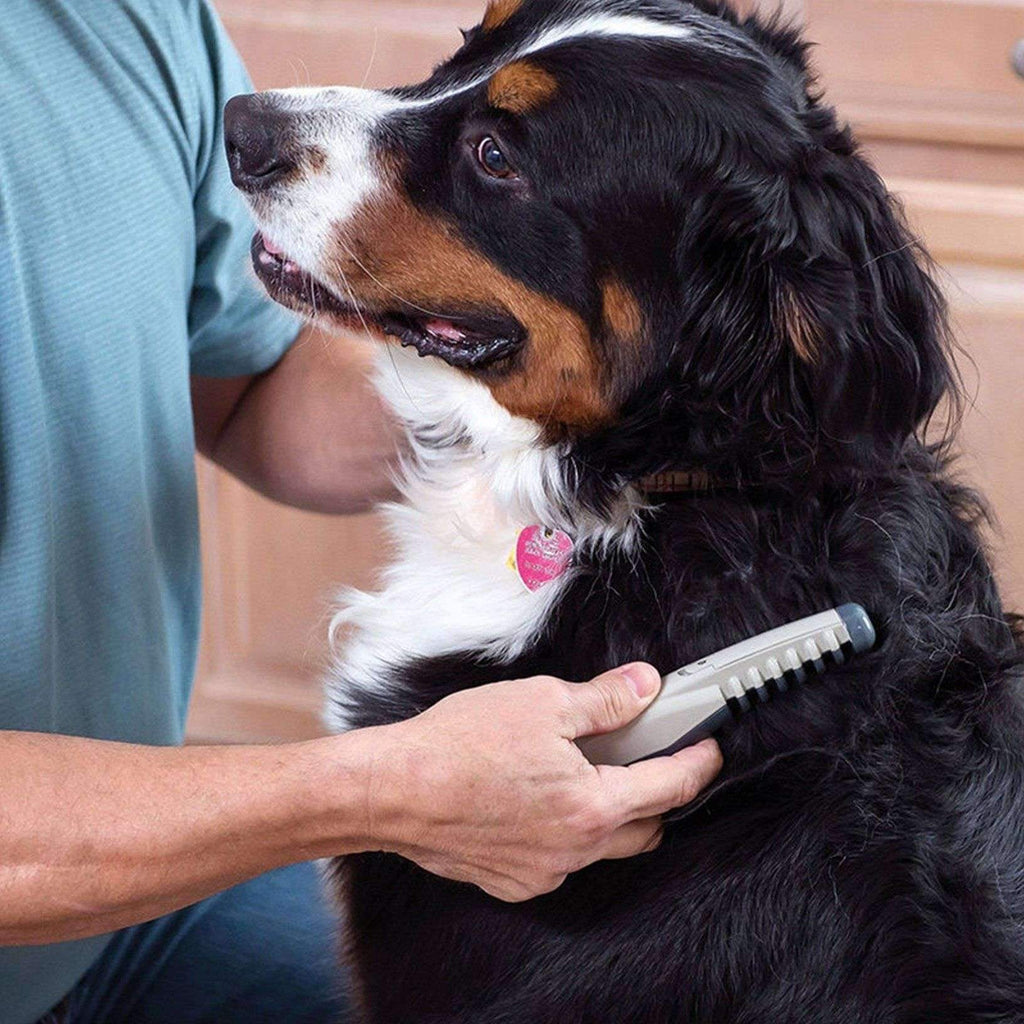 Electric Pet Grooming Comb for Dogs and Cats - Rotating Blades, ABS Plastic, view 5