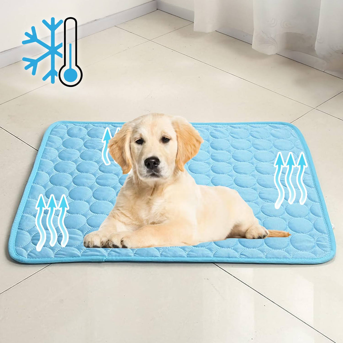 Cooling Dog Mat for Summer Heat Relief - Pressure-Activated Gel, 60 cm or 90 cm, view 3