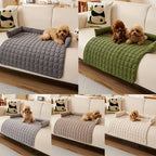Canine Non-Slip Bolster Pet Quilted Bed - Soft Microfibre, 29.5"x29.5", view 6