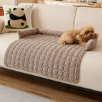 Canine Non-Slip Bolster Pet Quilted Bed - Soft Microfibre, 29.5"x29.5", view 8