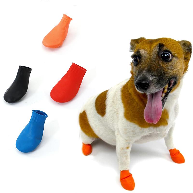 Waterproof Dog Shoes with Grip - Slip-Resistant, Soft Material, Multiple Colours