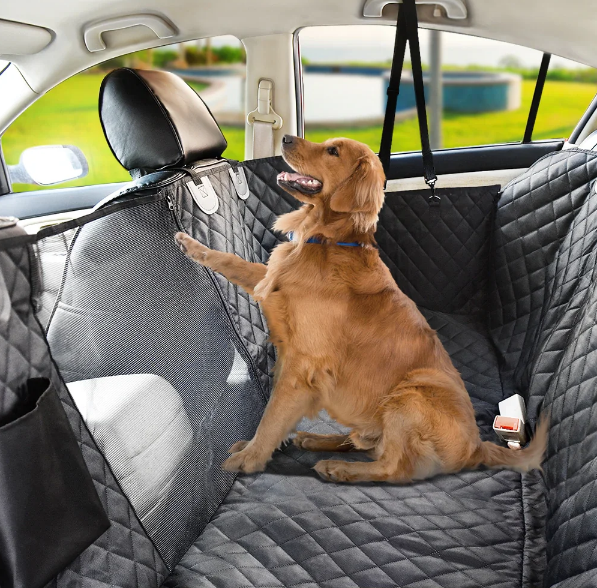 Dog Car Seat Cover Waterproof Hammock Protector - 600D Oxford, 143x152cm, view 6