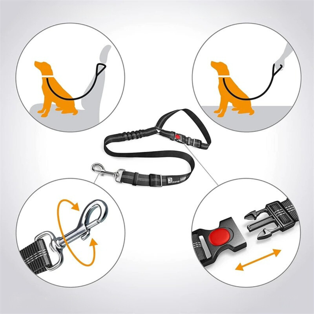 Dog Car Seat Belt - Adjustable Safety Harness for Travel, view 2