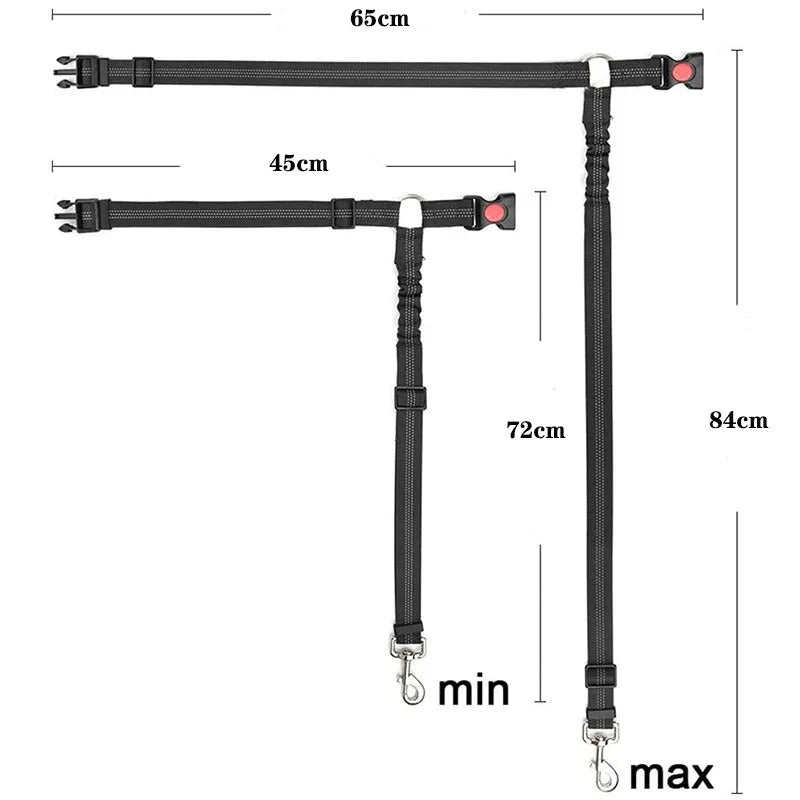 Dog Car Seat Belt - Adjustable Safety Harness for Travel, view 4