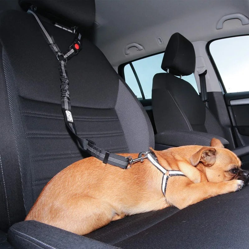 Dog Car Seat Belt - Adjustable Safety Harness for Travel