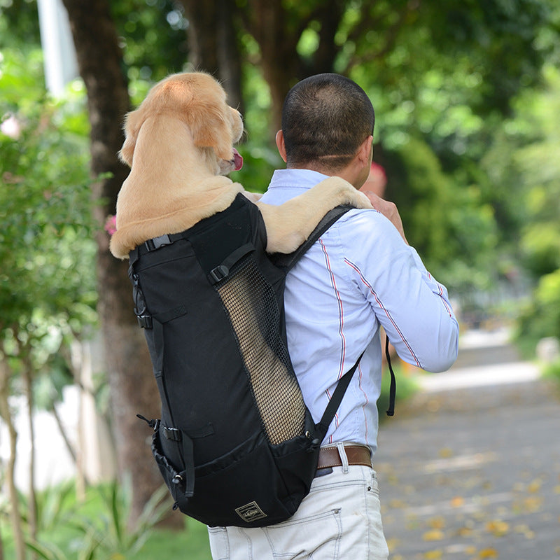 Dog Backpack for Medium Dogs - Safety Strap, Storage Pockets, 64x30 cm, view 10
