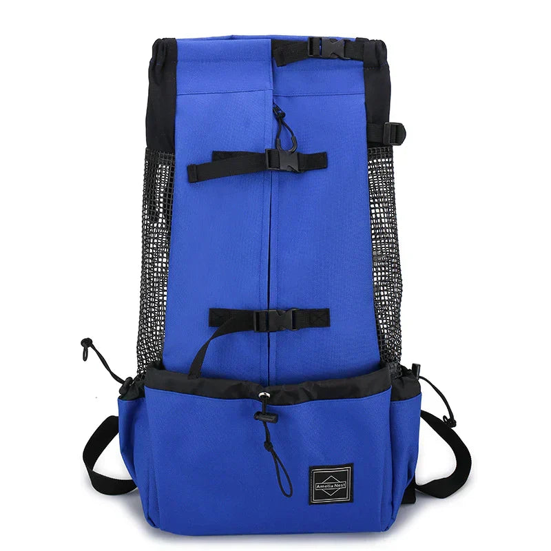 Dog Backpack for Medium Dogs - Safety Strap, Storage Pockets, 64x30 cm, view 3