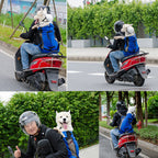 Dog Backpack for Medium Dogs - Safety Strap, Storage Pockets, 64x30 cm, view 5