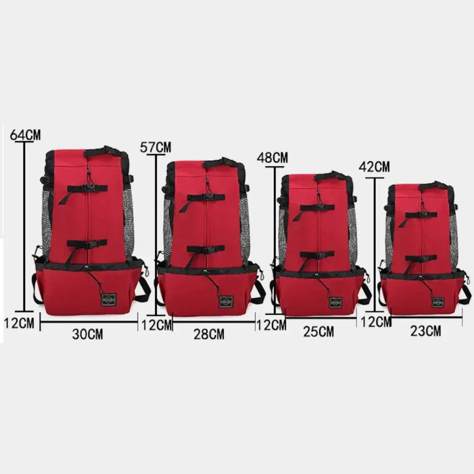 Dog Backpack for Medium Dogs - Safety Strap, Storage Pockets, 64x30 cm, view 7