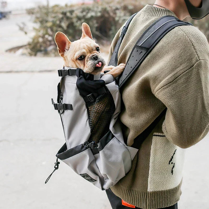 Dog Backpack for Medium Dogs - Safety Strap, Storage Pockets, 64x30 cm, view 9