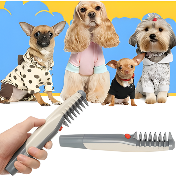 Pet Grooming Trimmer for All Coat Types - Removes Knots and Tangles, view 6