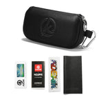 Photochromic Polarised TAC Sunglasses, Black Frame, 60 mm Lenses with Case