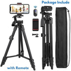 Extendable Phone Tripod with Bluetooth Remote - 140cm, Aluminium Alloy, view 6