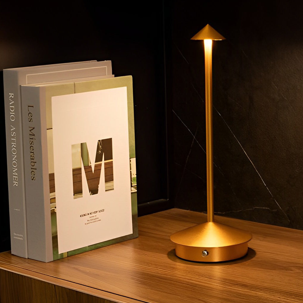 Pina Pro Rechargeable Dimmable USB Table Lamp, Aluminium Alloy