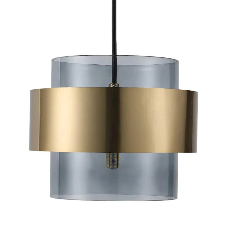 Pinebrook Ring Glass Pendant Light-Welvere