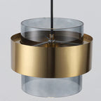 Pinebrook Ring Glass Pendant Light-Welvere