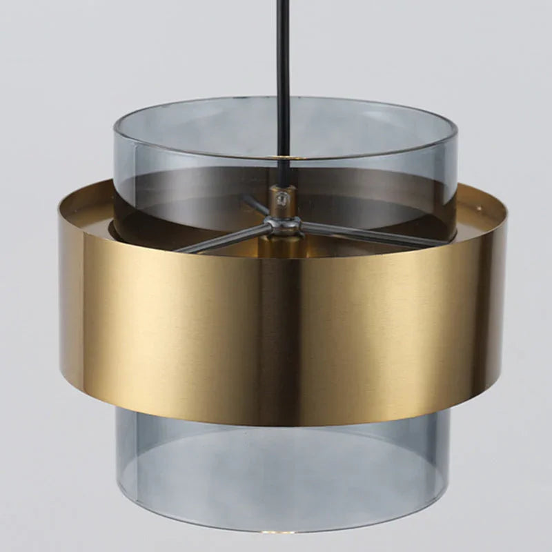 Pinebrook Ring Glass Pendant Light-Welvere