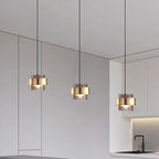 Pinebrook Ring Glass Pendant Light-Welvere