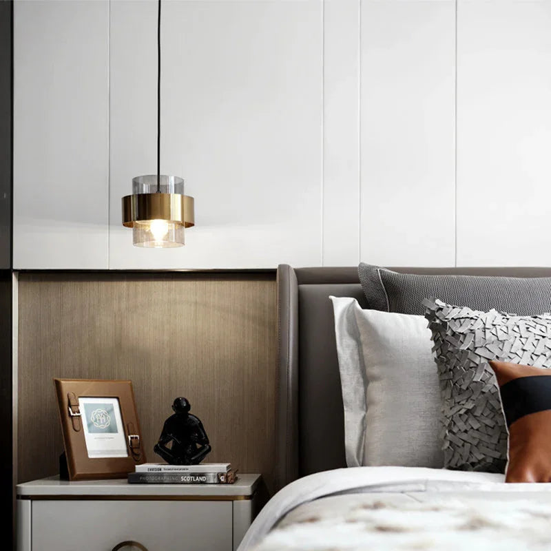 Pinebrook Ring Glass Pendant Light-Welvere