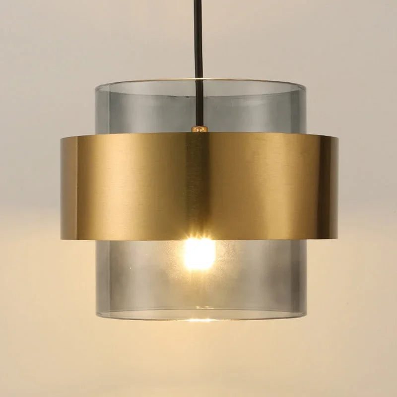 Pinebrook Ring Glass Pendant Light-Welvere