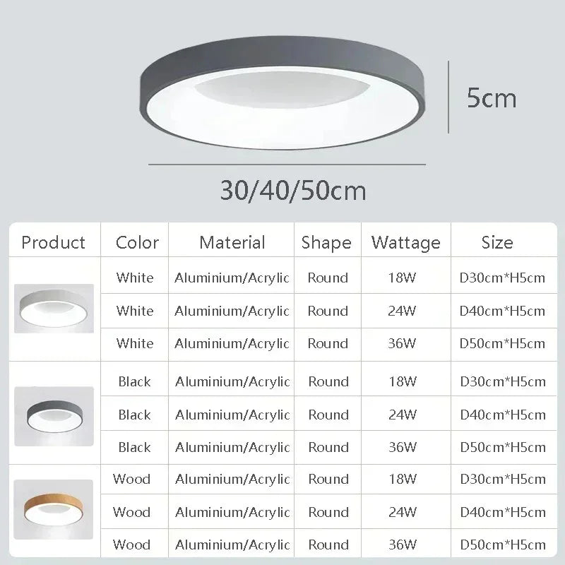 Pineford LED Ceiling Light-Welvere