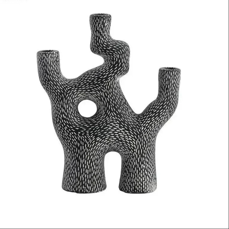 Pinestone Rolfis Candlestick Holder-Welvere