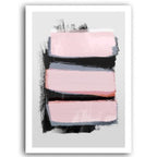 Elegant Pink Watercolor Ink Canvas Wall Art for Home Decor | Welvere-Welvere