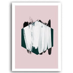 Elegant Pink Watercolor Ink Canvas Wall Art for Home Decor | Welvere-Welvere