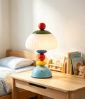 Playful Decorative Desk Lamp with Colourful Stacked Design