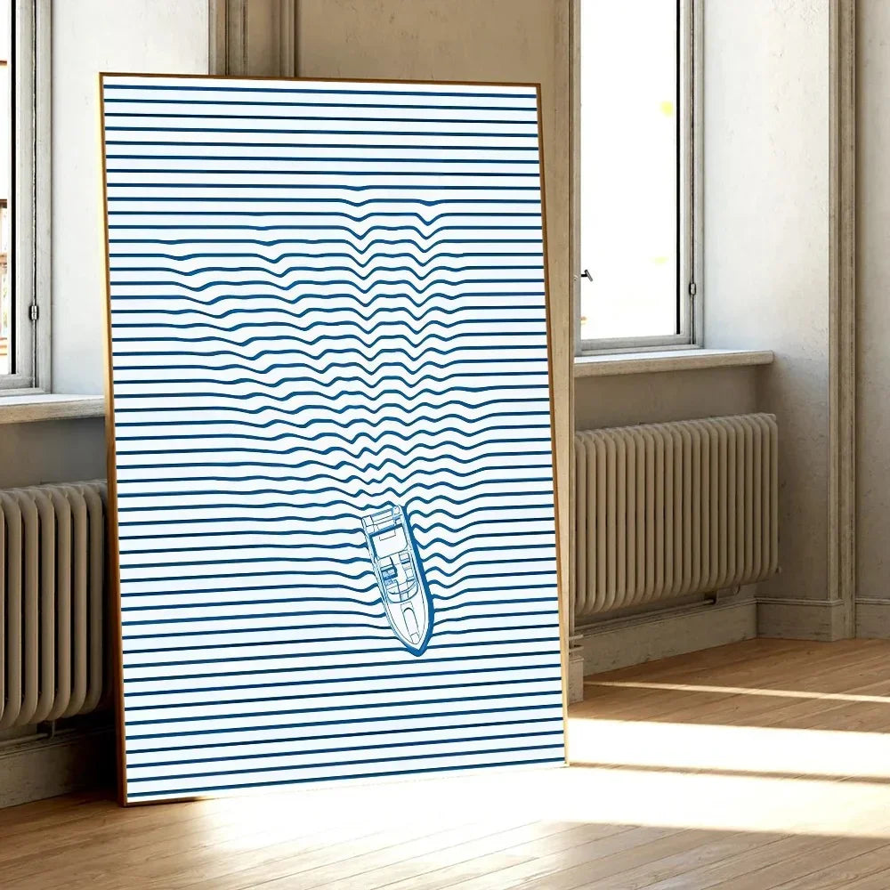 Plum Sea Surf Beach Poster-Welvere