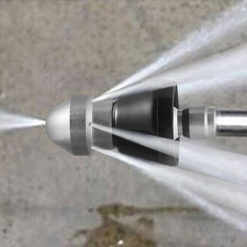 High-Pressure Drain Jetting Nozzle for Sewer Cleaning - Stainless Steel, view 5