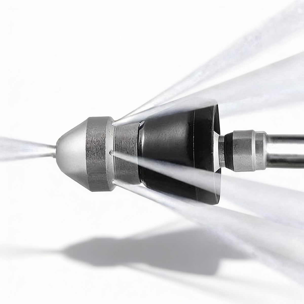High-Pressure Drain Jetting Nozzle for Sewer Cleaning - Stainless Steel