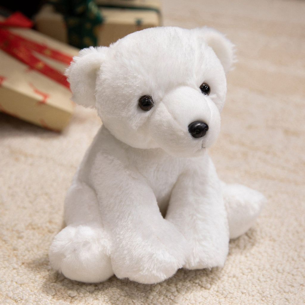 Plush Lamb Soft Toy with Faux Fur and Embroidered Features, 9 inch