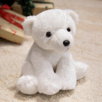 Plush Lamb Soft Toy with Faux Fur and Embroidered Features, 9 inch