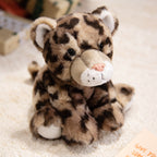 Plush Lamb Soft Toy with Faux Fur and Embroidered Features, 9 inch