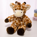 Plush Lamb Soft Toy with Faux Fur and Embroidered Features, 9 inch