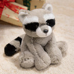 Plush Lamb Soft Toy with Faux Fur and Embroidered Features, 9 inch