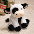 Plush Lamb Soft Toy with Faux Fur and Embroidered Features, 9 inch