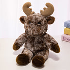 Plush Lamb Soft Toy with Faux Fur and Embroidered Features, 9 inch