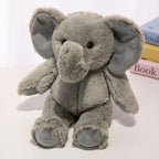Plush Lamb Soft Toy with Faux Fur and Embroidered Features, 9 inch