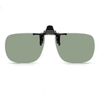 Polarised Clip-On Sunglasses for Glasses, Rectangular or Aviator Style