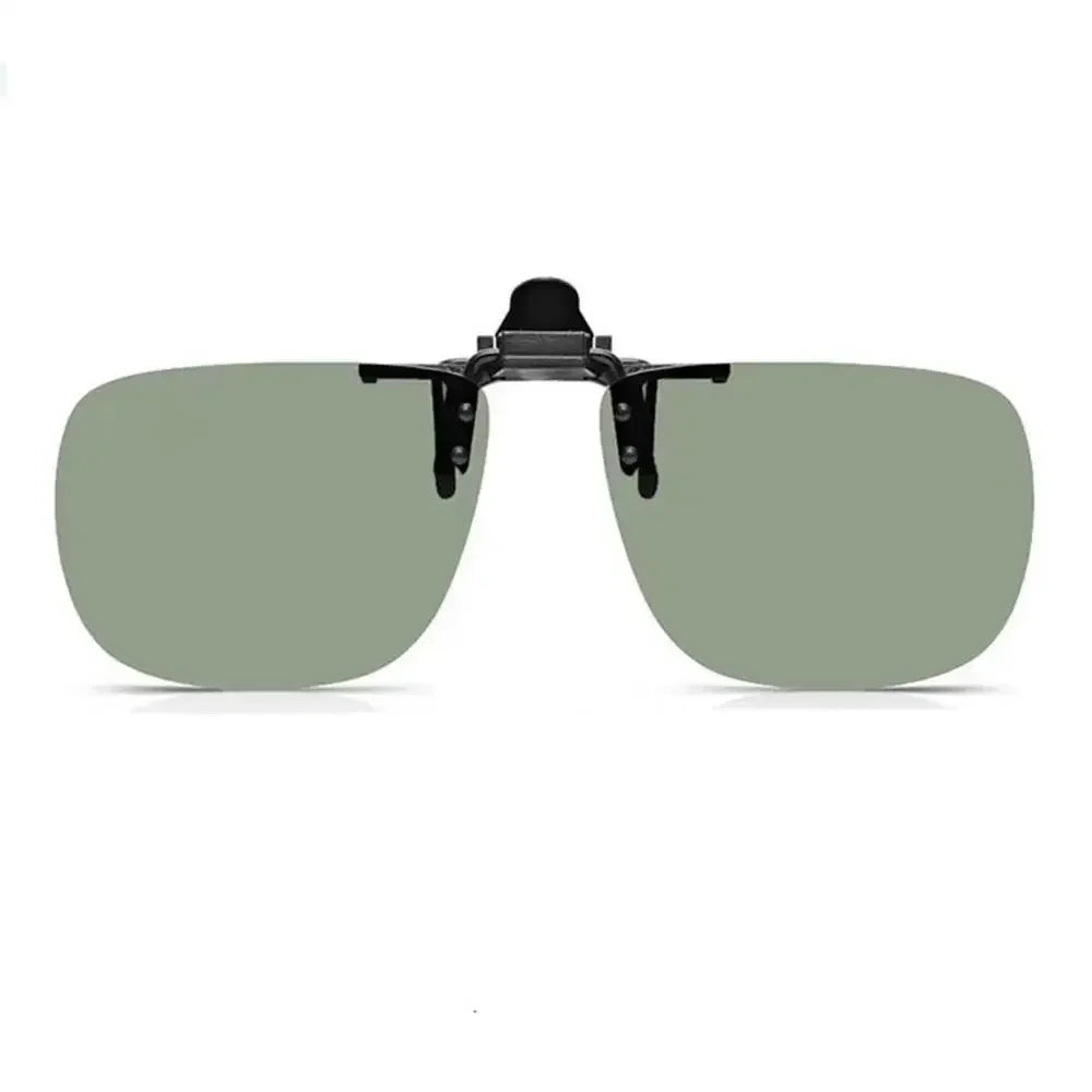 Polarised Clip-On Sunglasses for Glasses, Rectangular or Aviator Style