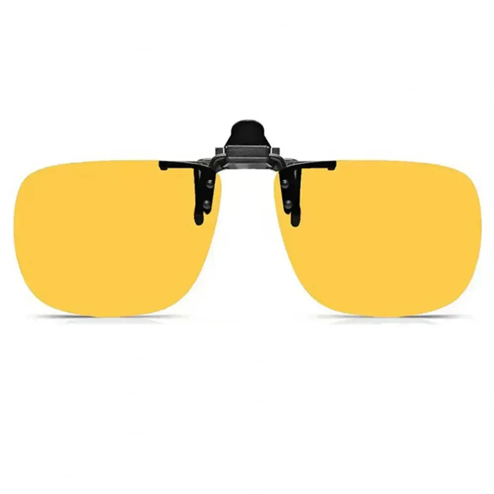 Polarised Clip-On Sunglasses for Glasses, Rectangular or Aviator Style