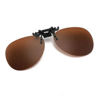 Polarised Clip-On Sunglasses for Glasses, Rectangular or Aviator Style