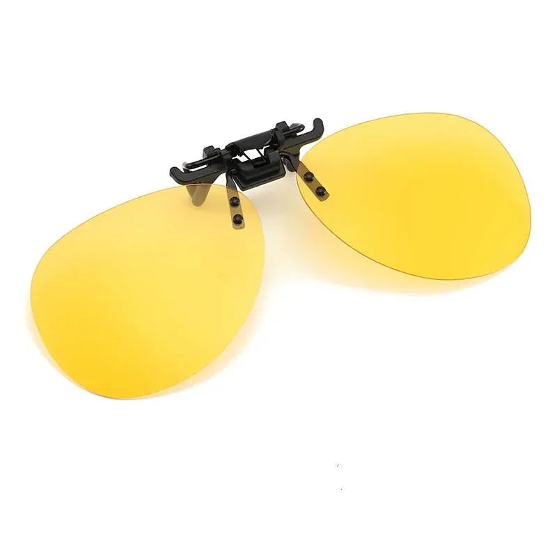 Polarised Clip-On Sunglasses for Glasses, Rectangular or Aviator Style