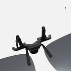 Polarised Clip-On Sunglasses for Glasses, Rectangular or Aviator Style